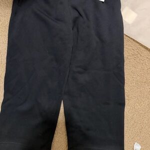 Youth Essential Fear of God black uncuffed sweatpants